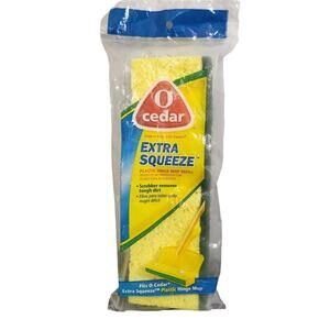 O CEDAR EASY SQUEEZE SPONGE MOP REFILL NEW OLD STOCK ORIGINAL PACKAGING